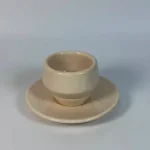 كاپ اسپرسو بدون دسته پرانيكا كرم سنگي كهكشاني - Image 4