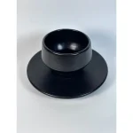 کاپ لته 6 عددی بدون دسته پرانيكا رنگ مشكي مات