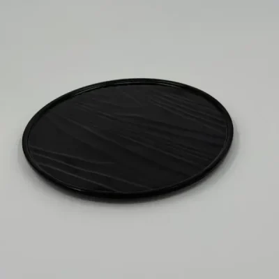 پلیت گرد تنه درختی ملامین وارداتی رنگ مشکی کد m7027
