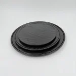 پلیت گرد تنه درختی ملامین وارداتی رنگ مشکی کد m7027 - Image 3