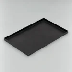 سینی ( رست ) مستطیل بدون دسته فلزی رنگ مشکی 
