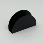 جا دستمال کاغذی کوکتل هلالی رنگ مشکی  - Image 2