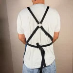 پشت اپرون پارچه ای رنگ ابی
